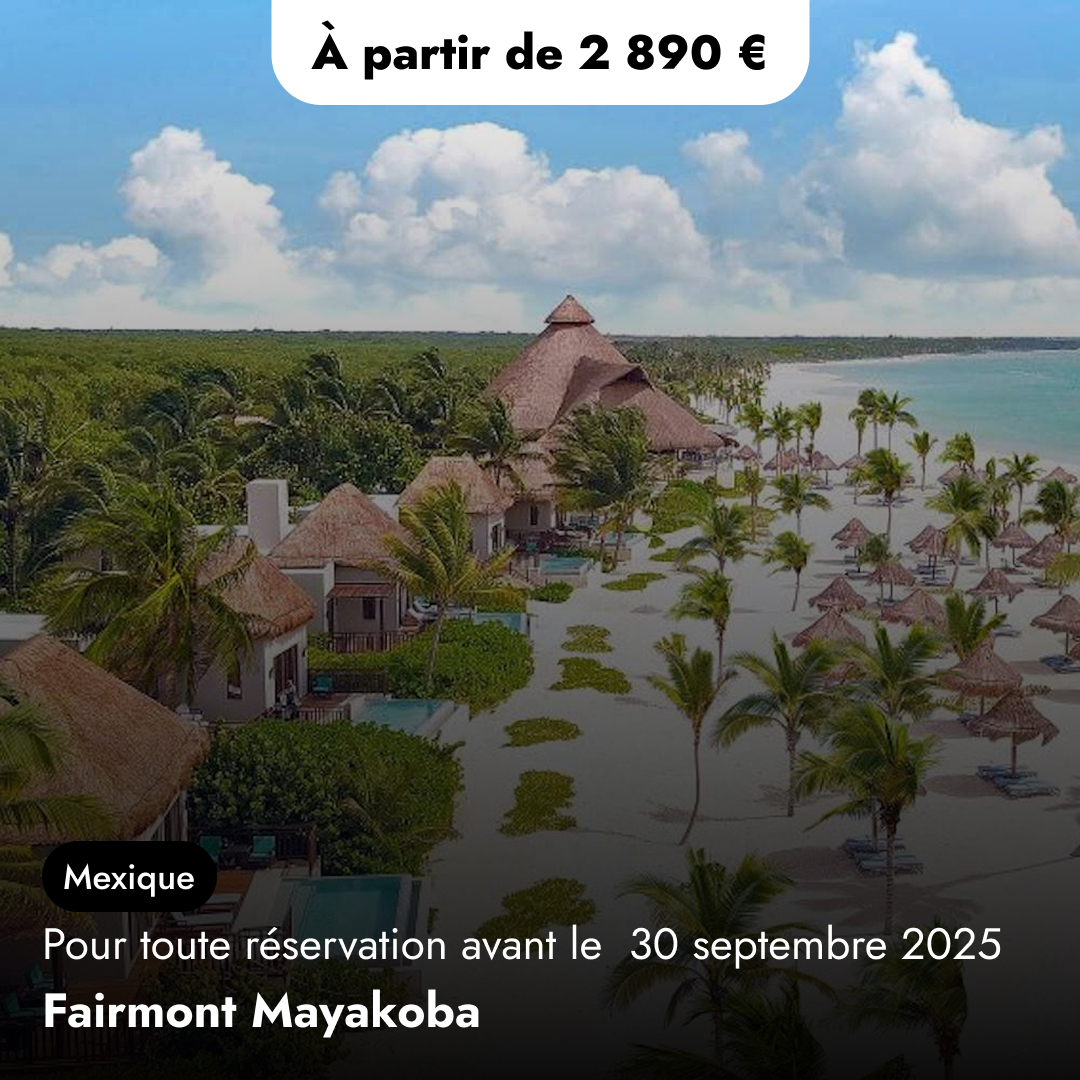 Offre de séjour golf au Mexique - Fairmont Mayakoba Riviera Maya★★★★★