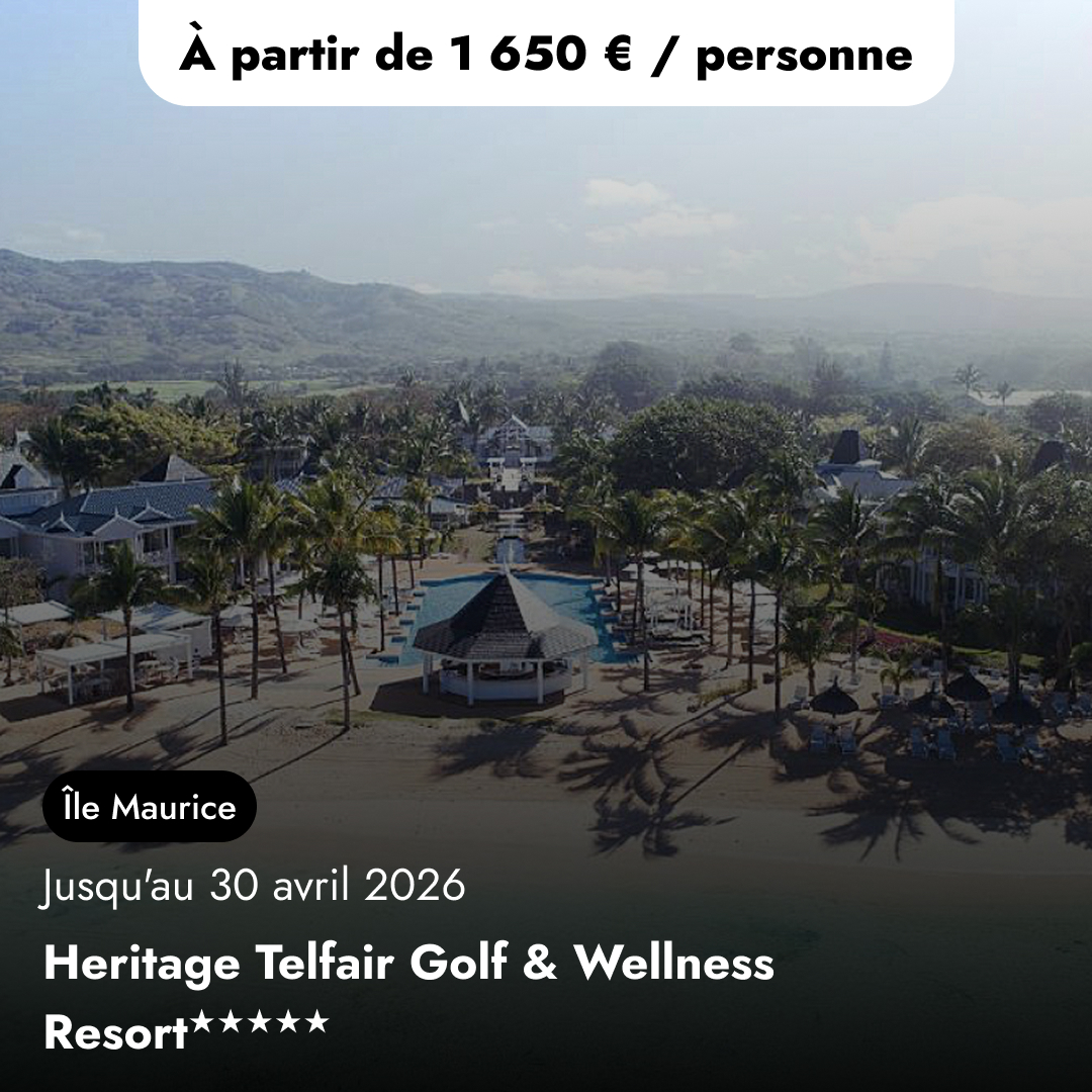 Offre de séjour golf à l'Île Maurice - Heritage Le Telfair Golf & Wellness Resort★★★★★