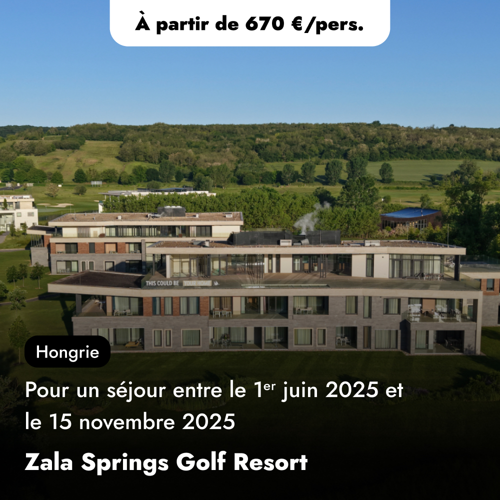 Séjour golf en Hongrie - Zala Springs Golf Resort