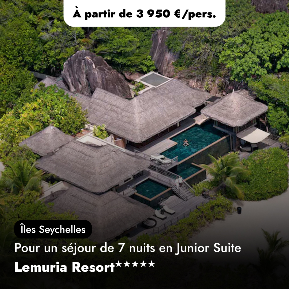 Séjour golf aux Seychelles - Lemuria Resort★★★★★