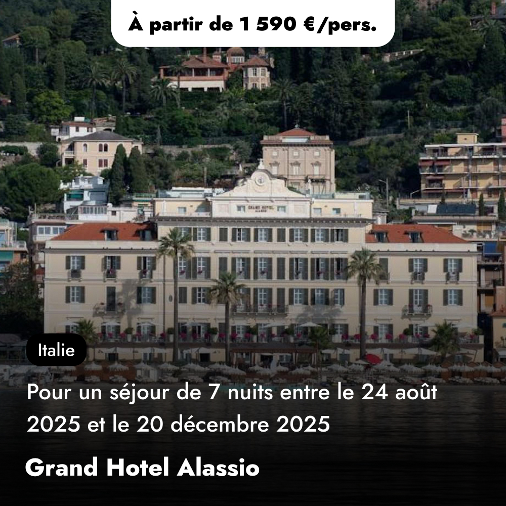 Offre de séjour golf en Italie - Grand Hôtel Alassio★★★★★
