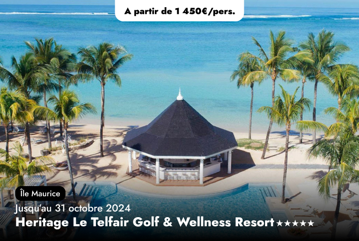 Offre spéciale à l'Île Maurice : Heritage Le Telfair Golf & Wellness Resort★★★★★