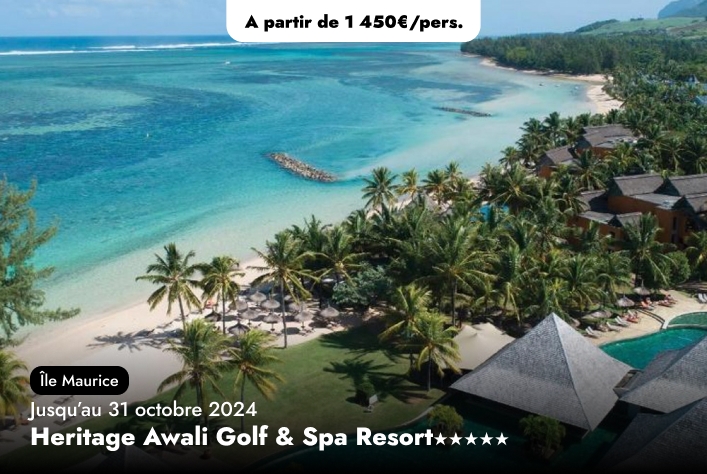 Offre spéciale à l'Île Maurice - Heritage Awali Golf & Spa Resort★★★★★