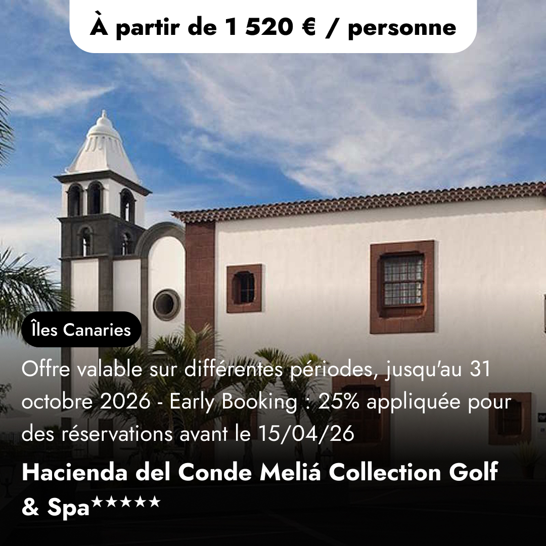 Offre Spéciale aux Canaries - Hacienda del Conde Meliá Collection Golf & Spa★★★★★
