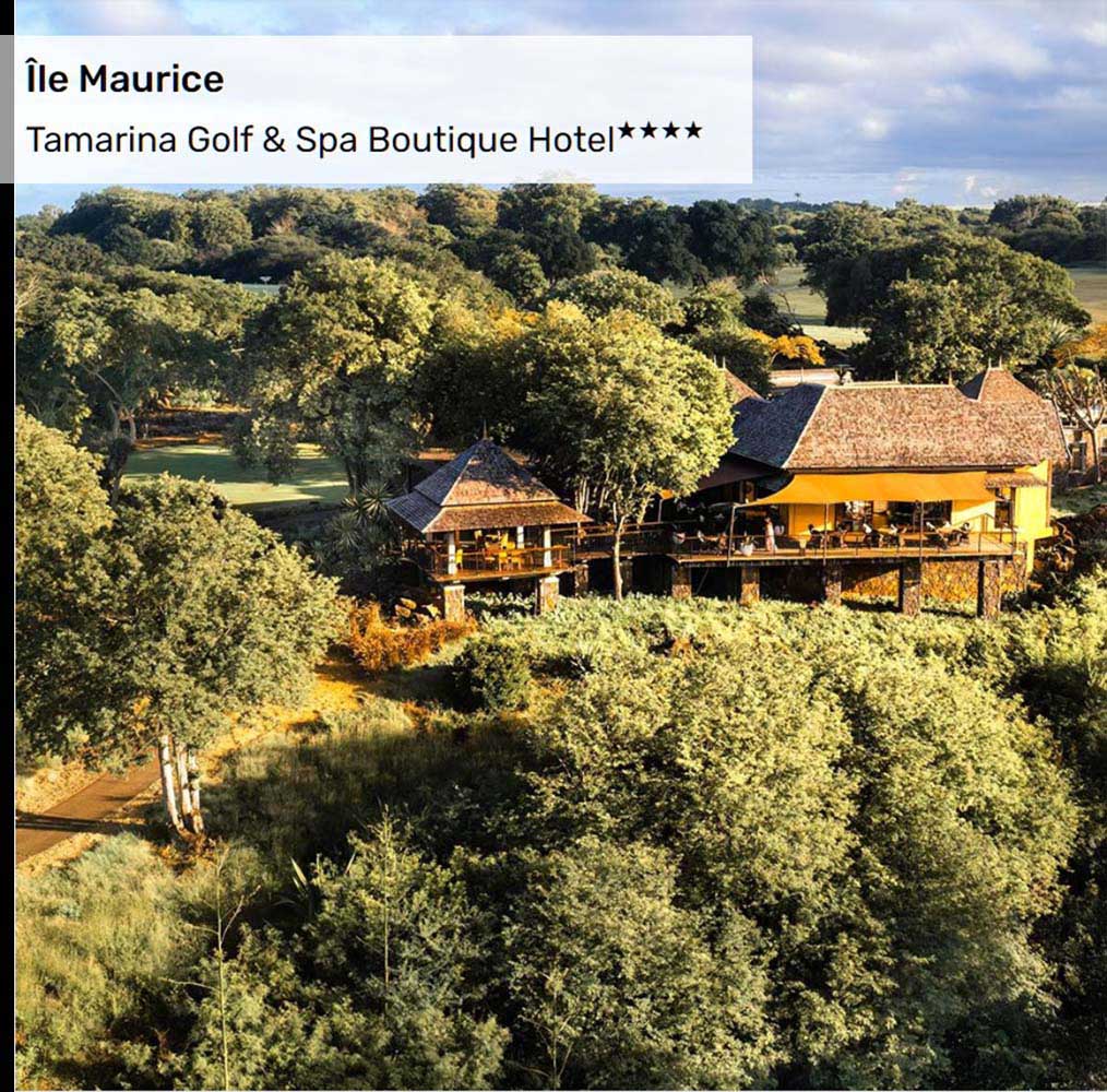 Offre Spéciale à l'Île Maurice : Tamarina Golf & Spa Boutique Hotel★★★★