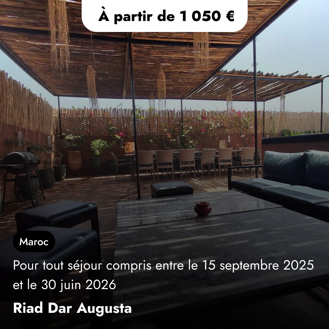 Offre de séjour golf au Maroc - Riad Dar Augusta