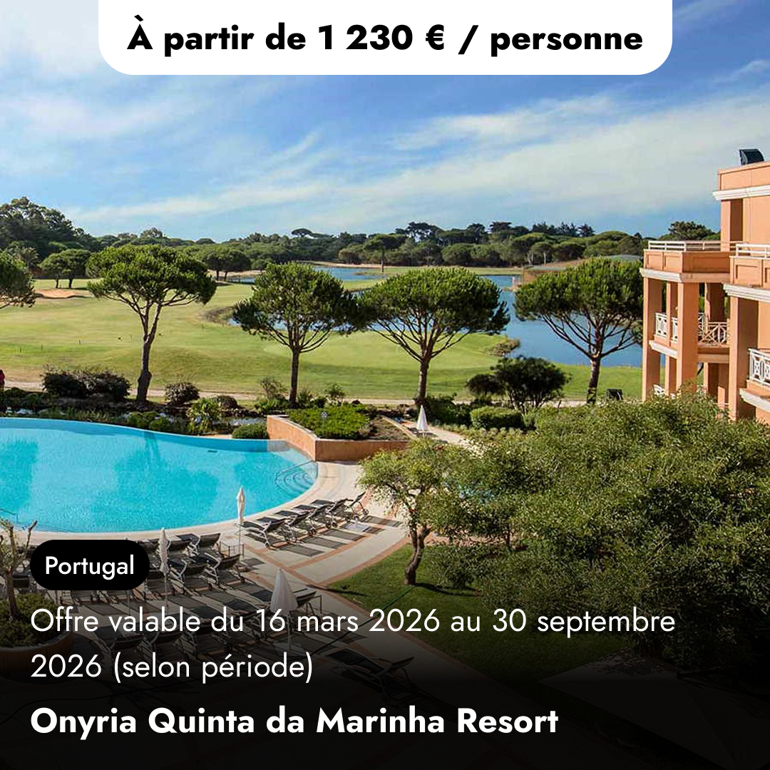 Offre de séjour golf au Portugal - Onyria Quinta da Marinha Resort★★★★★