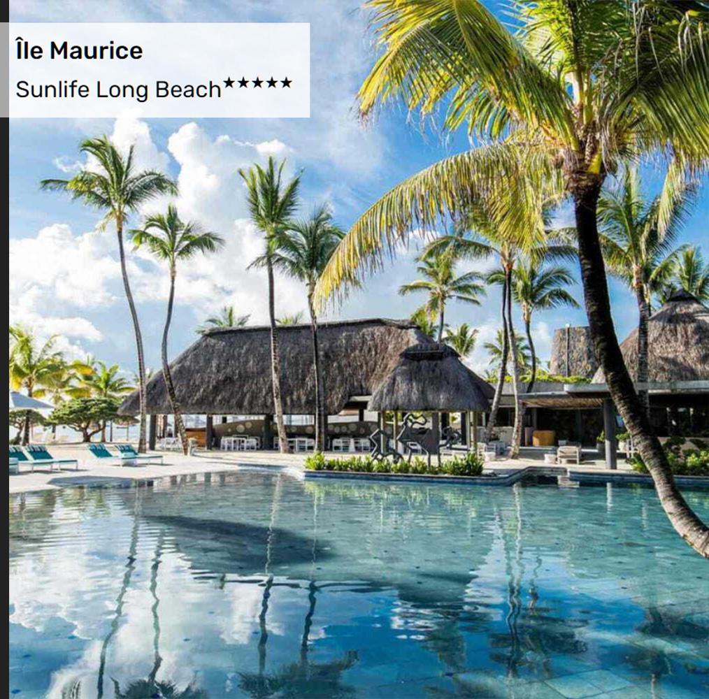 Bon plan à l'Île Maurice : Sunlife Long Beach★★★★★