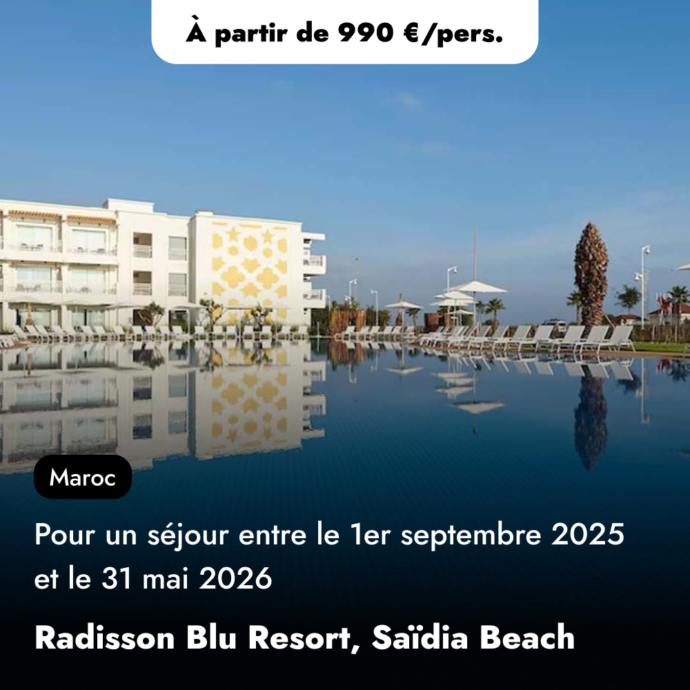 Séjour golf au Maroc - Radisson Blu Resort, Saidia Beach ★★★★★