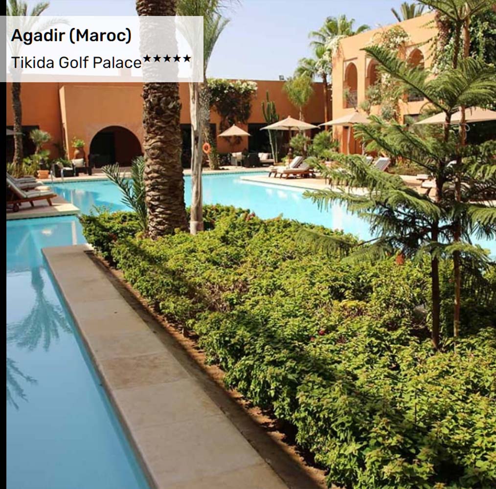 Offre Spéciale au Maroc : Tikida Golf Palace★★★★★