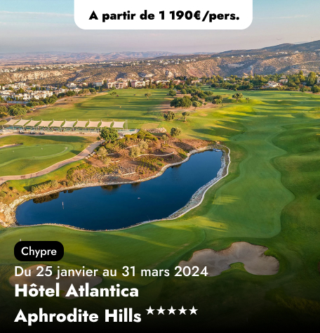  Semaine Golfique Ensoleillée à Chypre : Hôtel Atlantica Aphrodite Hills★★★★★