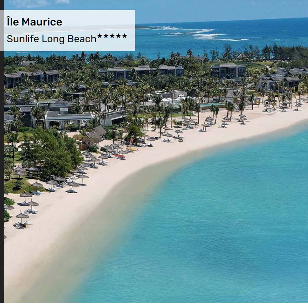 Offre Spéciale à l'Île Maurice : Sunlife Long Beach★★★★★