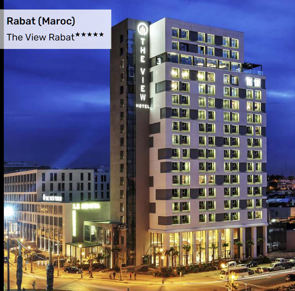 Offre spéciale au Maroc : The View Rabat★★★★★