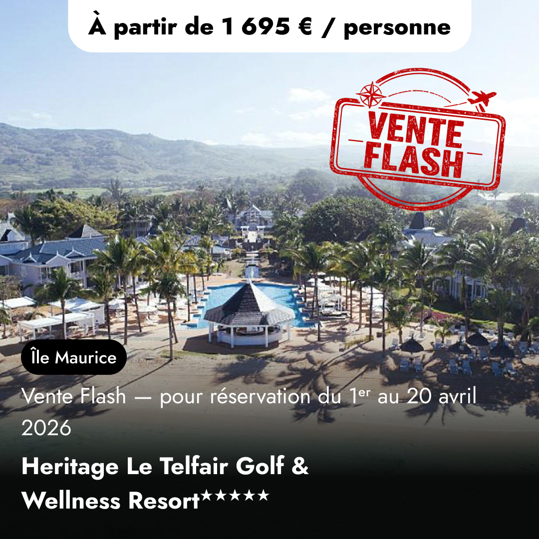 Vente Flash - Heritage Le Telfair Golf & Wellness Resort★★★★★