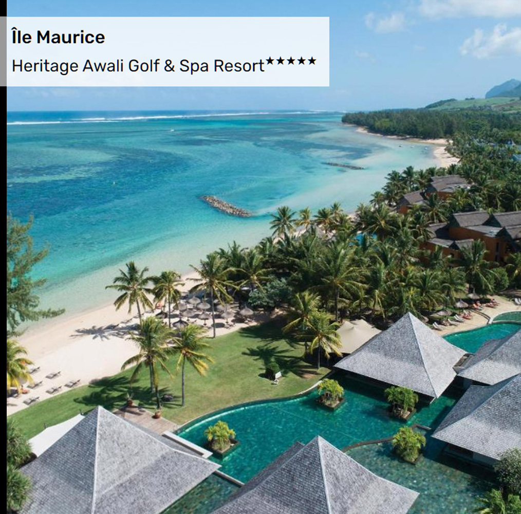 Offre spéciale à l'Île Maurice - Heritage Awali Golf & Spa Resort★★★★★
