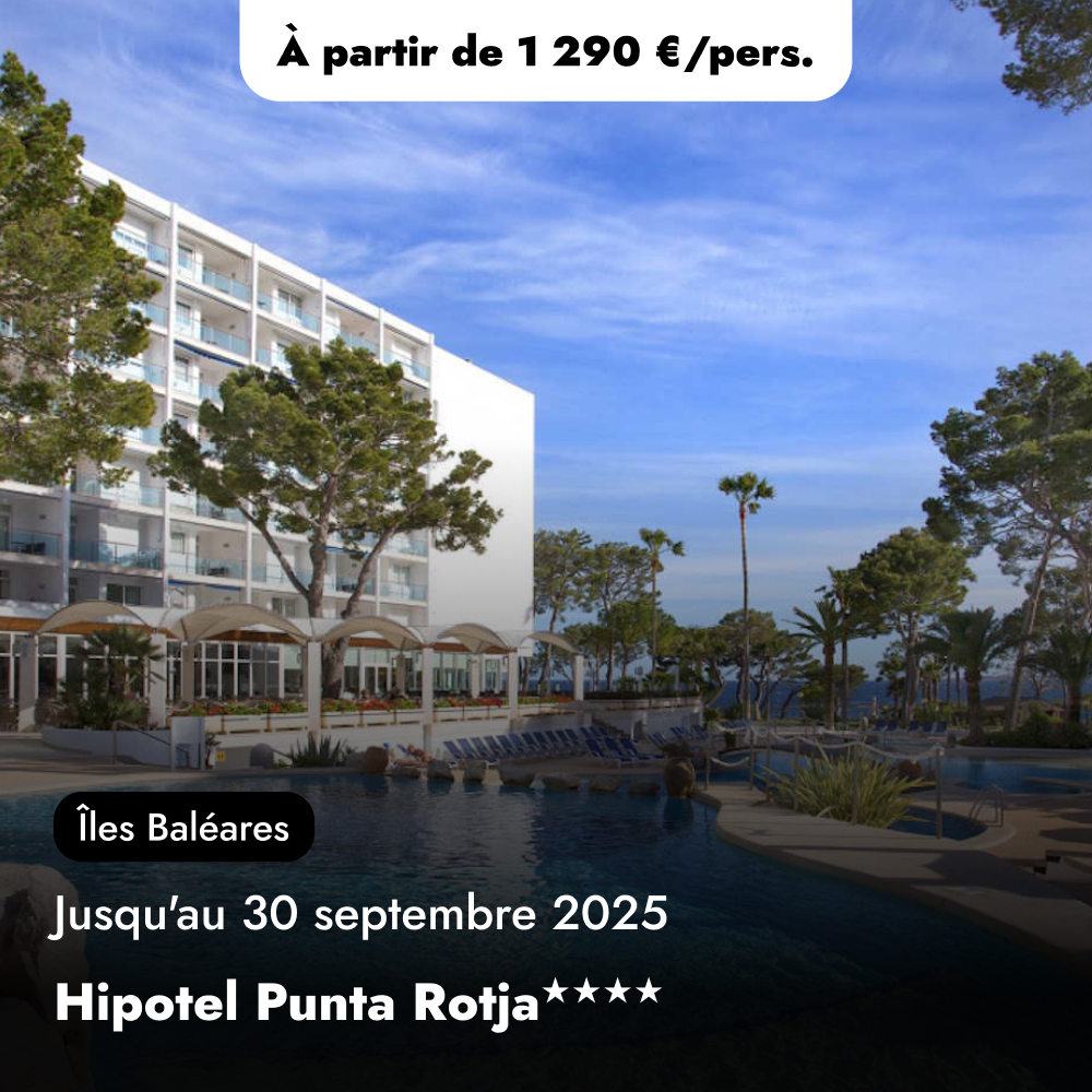 Offre Spéciale aux Îles Baléares - Hipotel Punta Rotja★★★★