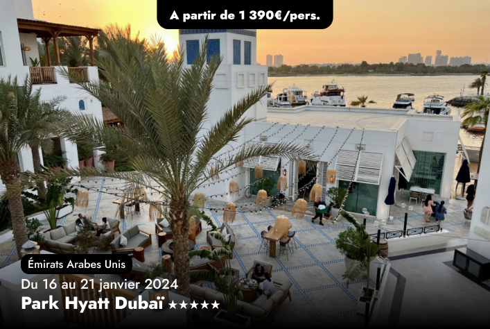 Hébergement de la compétition au Park Hyatt Dubaï★★★★★