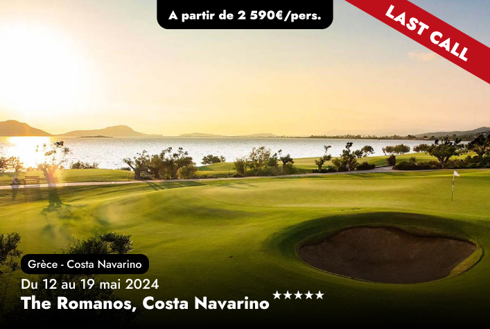 Compétition en Grèce : Costa Navarino Golf Trophy 2024 hébergée au The Romanos, Costa Navarino★★★★★ Compétition en Grèce : Costa Navarino Golf Trophy 2024 hébergée au The Romanos, Costa Navarino★★★★★