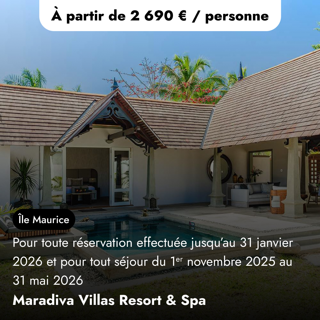 Offre Spéciale à l'&nbsp;Île Maurice - Maradiva Villas Resort & Spa