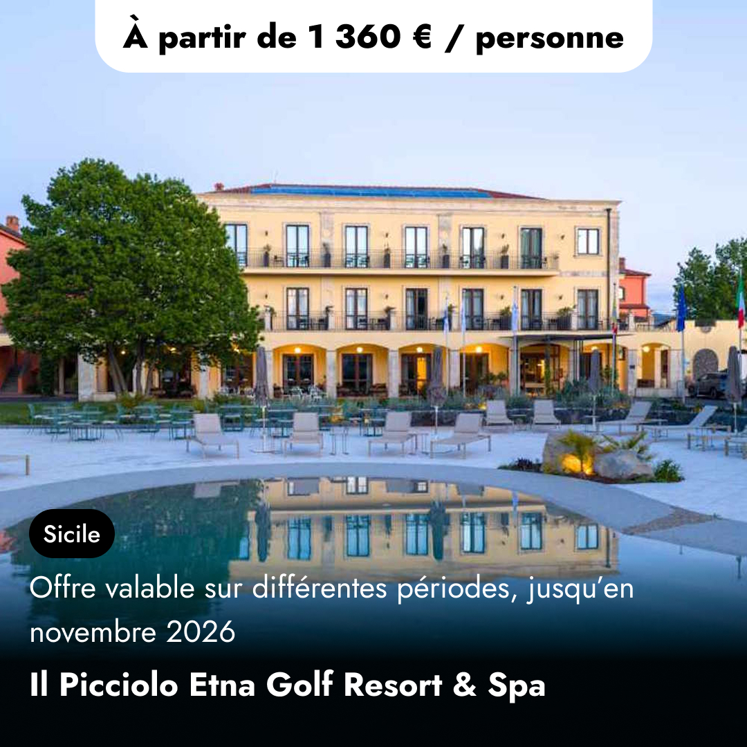 Offre de séjour golf en Sicile - Il Picciolo Etna Golf Resort & Spa★★★★