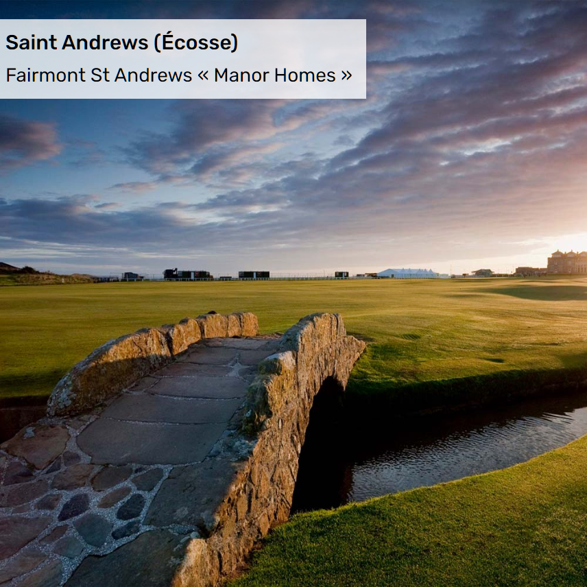 Offre spéciale en Écosse : Fairmont St Andrews « Manor Homes »