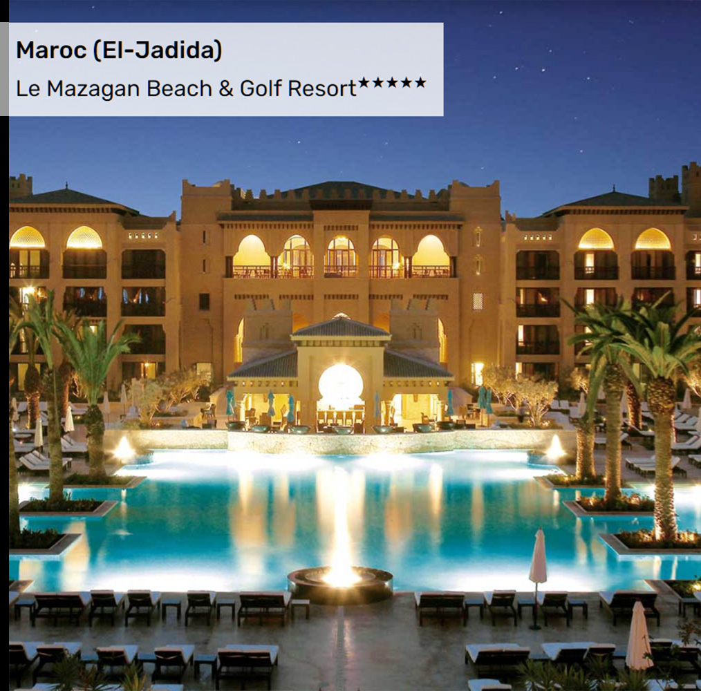 Offre spéciale au Maroc : Le Mazagan Beach & Golf Resort★★★★★