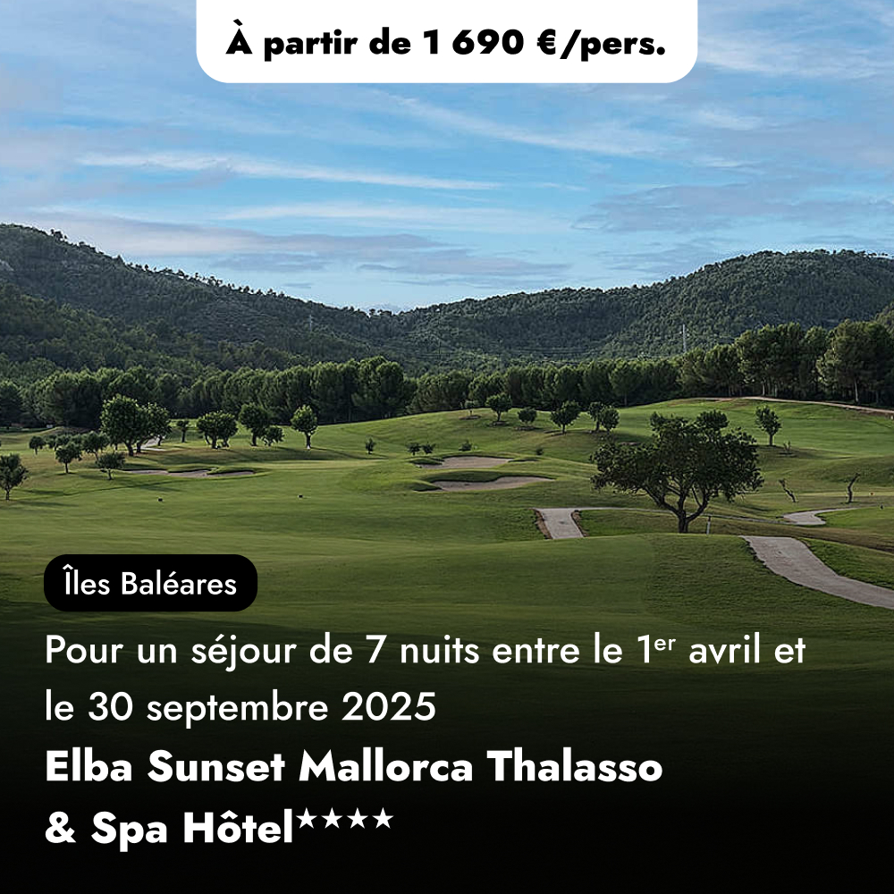 Offre de séjour golf aux Baléares - 