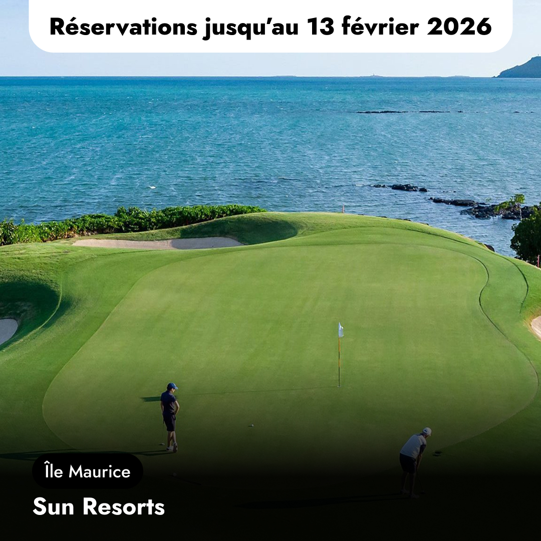 Offre de séjour golf à l'Île Maurice - Sun Resorts